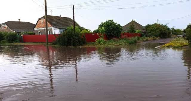 Килия утонула после дождя. Пропал свет и вода в кране