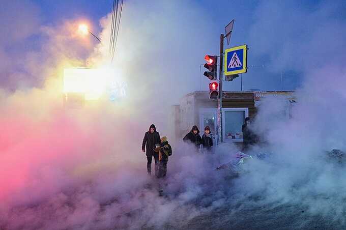 Новая коммунальная авария в Новосибирске: прорыв трубы с кипятком в городе