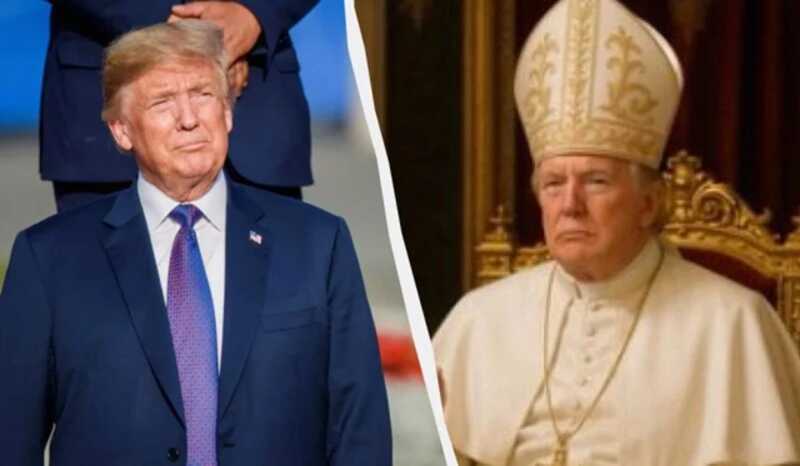 Католики в США выразили возмущение из-за фотографии Трампа в одеянии папы