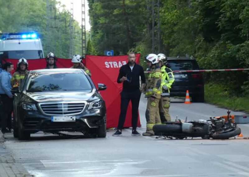 Под Варшавой в результате аварии с участием автомобиля Porsche и мотоцикла погибла гражданка Украины