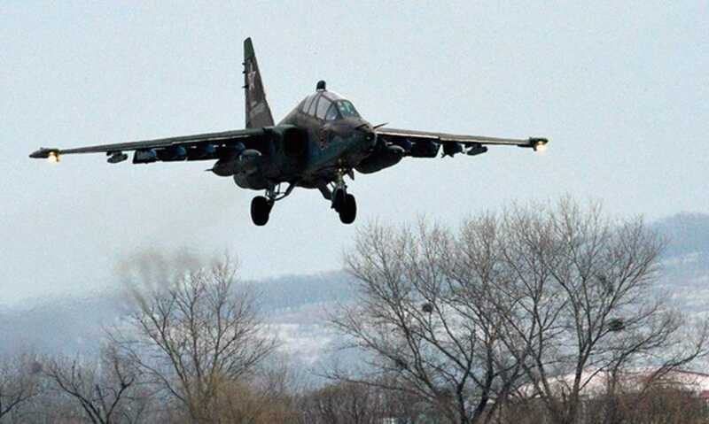 В районе Соледара потерпел крушение российский самолет Су-25