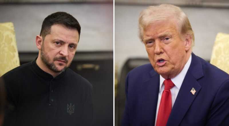 Трамп сообщил Зеленскому и европейским лидерам о своих планах обсудить с Путиным вопрос прекращения огня