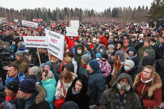 Около 10 человек задержаны на митинге против полигона «Ядрово»