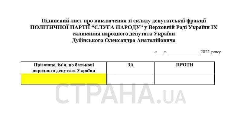 "Слугам народа" выдают бюллетени для голосования за исключение Дубинского из фракции. Фото: Страна rxiqhriqhkiquqglv