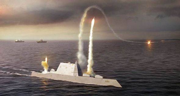 Американский эсминец класса Zumwalt