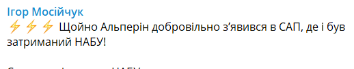 НАБУ задержало "короля контрабанды" Альперина: момент попал на видео