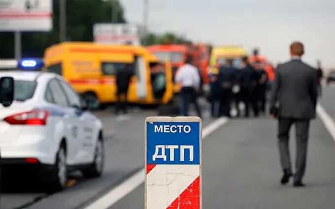 В Москве несколько автомобилей столкнулись на МКАД